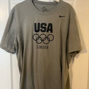 Nike Men's Grey USA Olympic T-Shirt